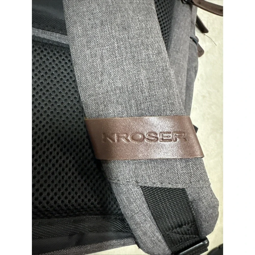 KROSER Laptop Backpack: Fits 17.3 Inch Computer , A-grey-17.3